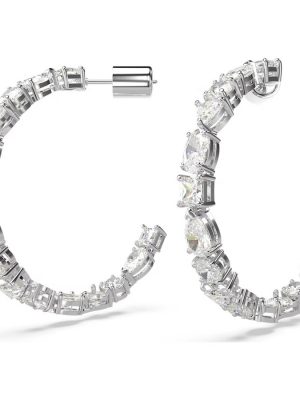 Swarovski Creolen - Mesmera - 5672834 Metall, Swarovski Kristall silber