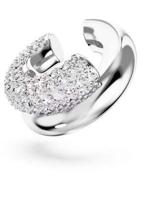 Swarovski Ohrklemme - 5676536 Messing, Swarovski Kristall silber