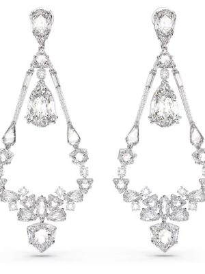 Swarovski Ohrringe - MESMERA - 5665827 Metall, Swarovski Kristall weiß