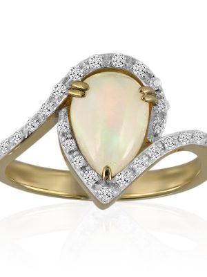 Welo-Opal-Goldring (Adela Gold)