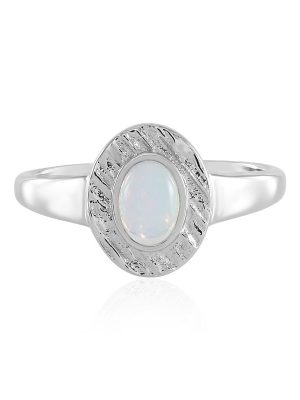 Welo-Opal-Silberring (MONOSONO COLLECTION)