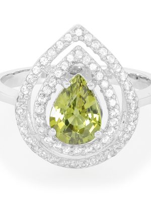 Brasilianischer Chrysoberyll-Silberring