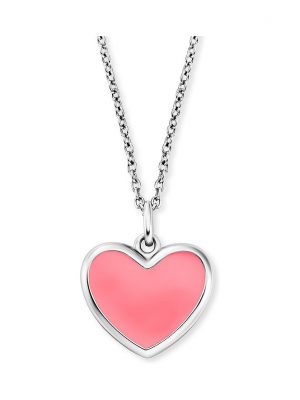 Engelsrufer Kette HEN-HEART-13 925er Silber, Emaille