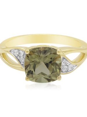 Farbwechsel-Diaspor-Goldring (Tenner Diniz)