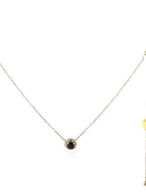 Granat-Silbercollier