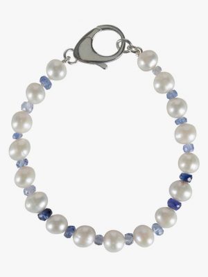 Hatton Labs- Blue Gradien Crystal Pearl Armband | Herren (L)