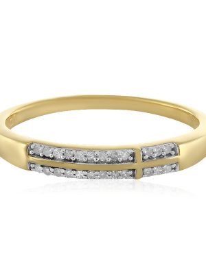 I2 (I) Diamant-Silberring