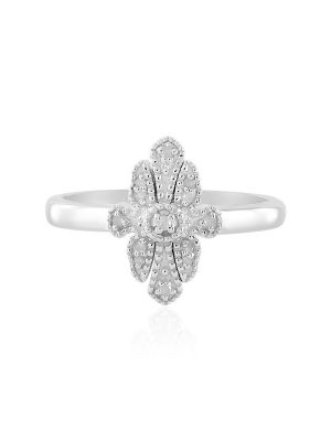 I2 (J) Diamant-Silberring
