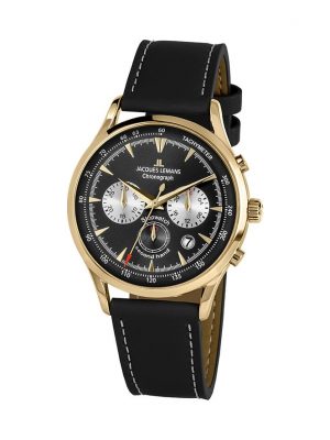 Jacques Lemans Chronograph Retro Classic 1-2068I Edelstahl