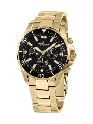 Jacques Lemans Chronograph Sport 1-2091J Edelstahl