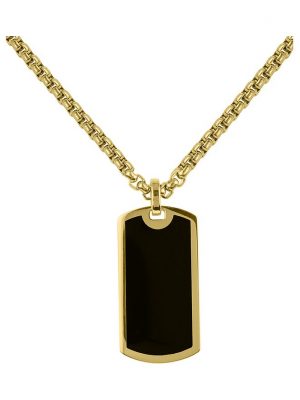 Jacques Lemans Kette S-C141B Edelstahl, Farbstein