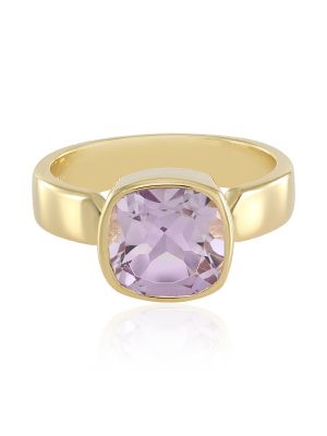 Lavendel-Amethyst-Silberring
