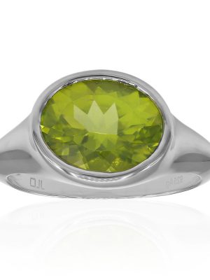 Peridot-Silberring