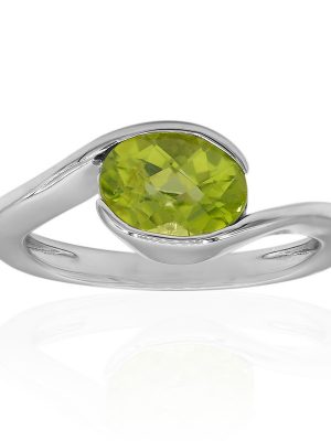 Peridot-Silberring