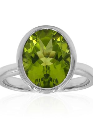 Peridot-Silberring