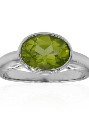 Peridot-Silberring