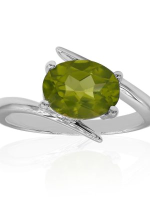 Peridot-Silberring