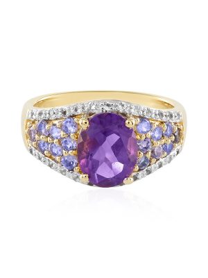 Sambia-Amethyst-Silberring