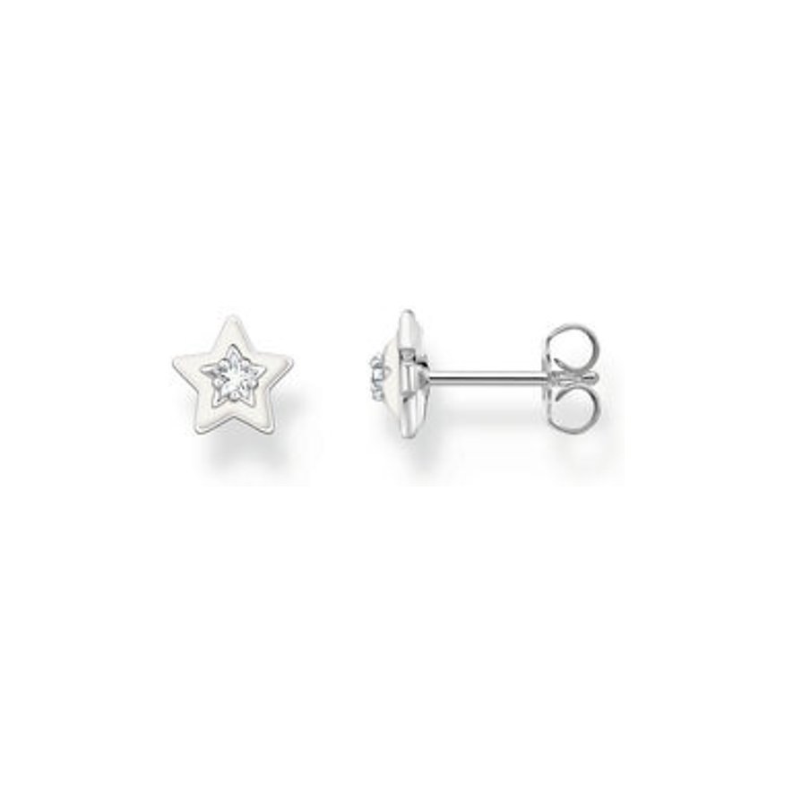 Thomas Sabo Ohrstecker Charming H2273-041-14 Silber, Emaille