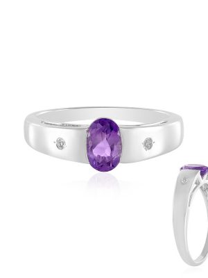 Uruguay-Amethyst-Silberring