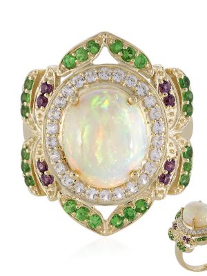 Welo-Opal-Goldring (Adela Gold)