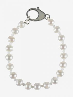 White Crystal Pearl Armband Hatton Labs