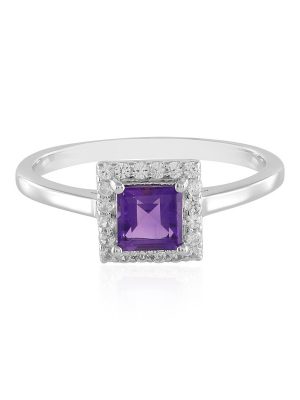 Amethyst-Silberring