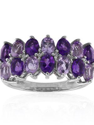 Amethyst-Silberring