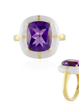 Amethyst-Silberring