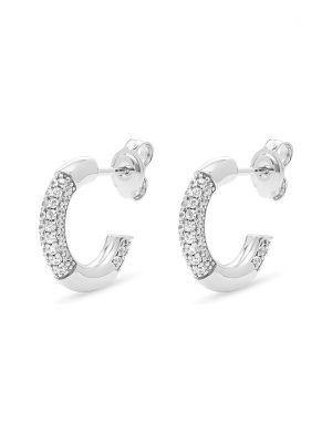 ESPRIT Creolen Pave 88773802 925er Silber