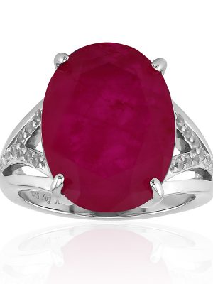 Fuchsia-Quarz-Silberring