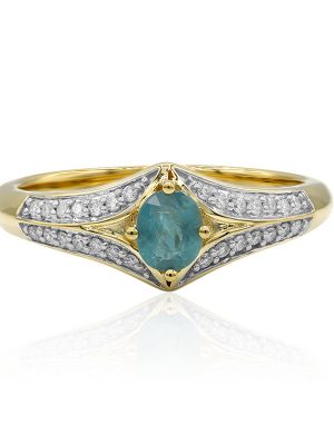 Grandidierit-Goldring (AMAYANI)