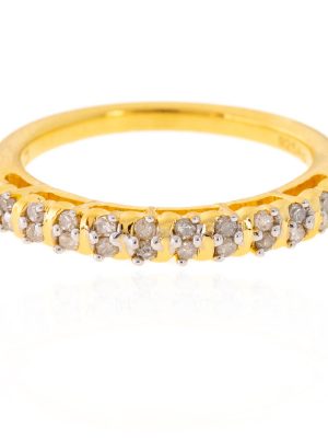 I2 (I) Diamant-Silberring