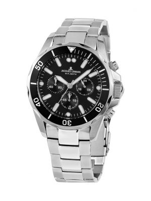 Jacques Lemans Chronograph Sport 1-2091F Edelstahl