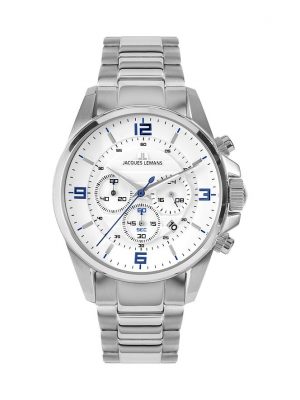 Jacques Lemans Chronograph Sport 1-2118E Edelstahl