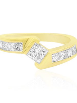 SI1 (G) Diamant-Goldring (Annette)