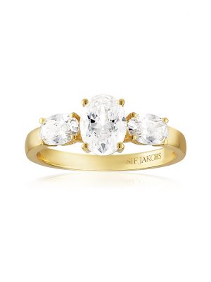 Sif Jakobs Jewellery Damenring SJ-R2340-CZ-YG-56 925er Silber