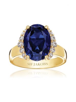Sif Jakobs Jewellery Damenring SJ-R2342-BLCZ-52 925er Silber