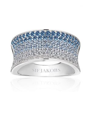 Sif Jakobs Jewellery Damenring SJ-R2393-GBL-54 925er Silber
