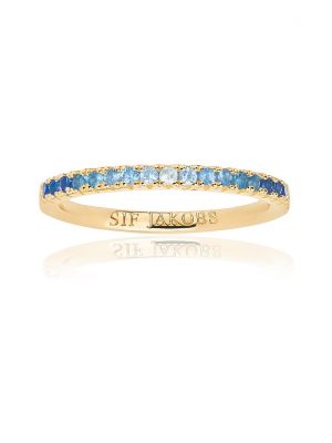 Sif Jakobs Jewellery Damenring SJ-R2869-GBL-YG-56 925er Silber