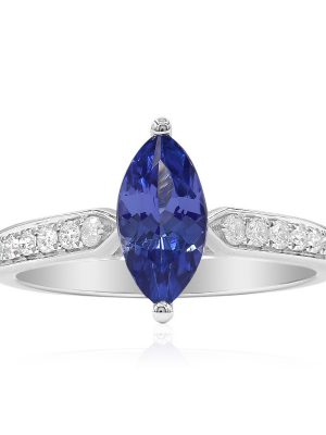 AAA-Tansanit-Goldring (CIRARI)