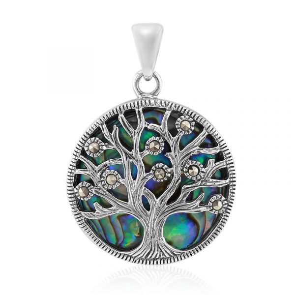 Abalone-Muschel-Silberanhänger (Art of Nature)