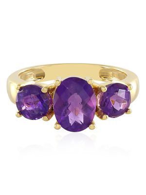 Amethyst-Silberring