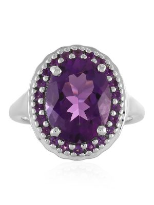 Amethyst-Silberring