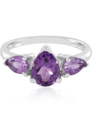 Amethyst-Silberring