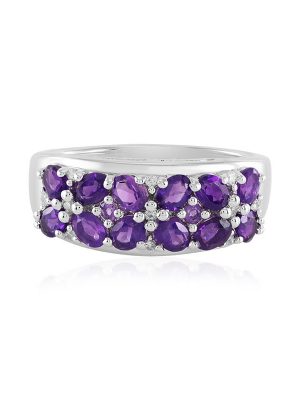 Amethyst-Silberring