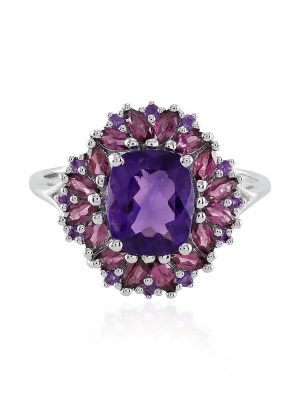 Amethyst-Silberring