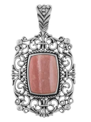 Australischer Pinkfarbener Opal-Silberanhänger (Art of Nature)