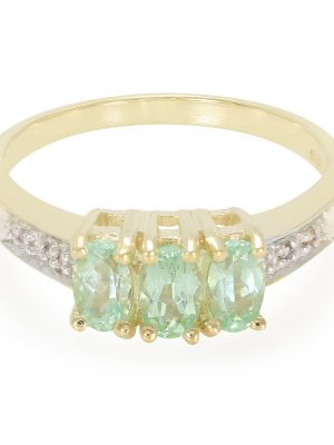 Brasilianischer Paraiba-Turmalin-Goldring