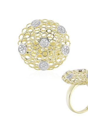 I1 (I) Diamant-Goldring (Ornaments by de Melo)